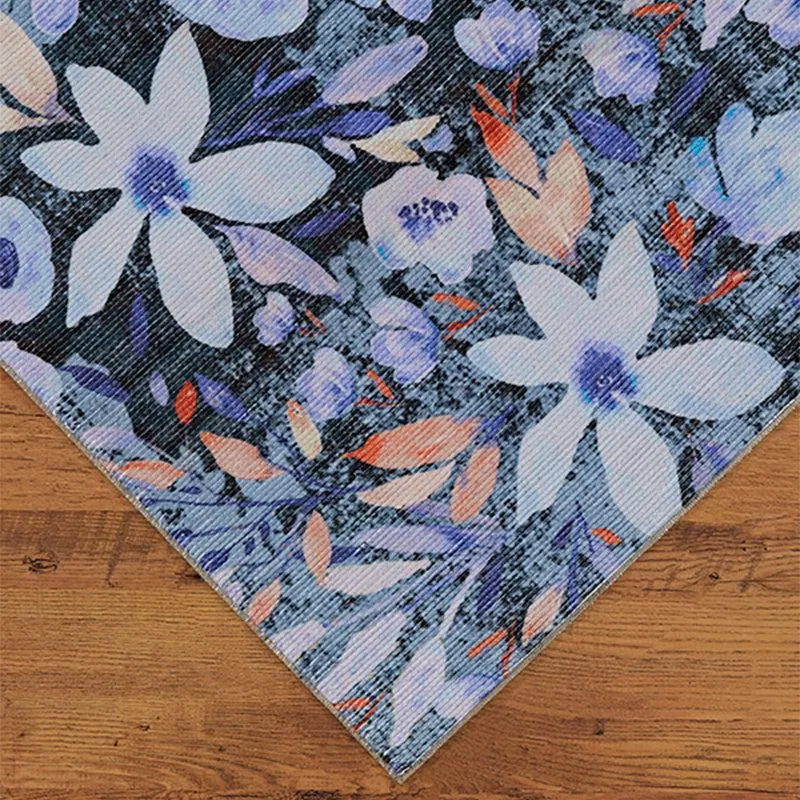 Abigail Floral Carpet - Blue media 6