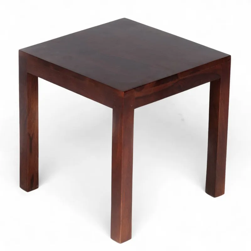 Sverox Sheesham Wooden Side & Bedside Table (Taupe) - Set Of Three media 5