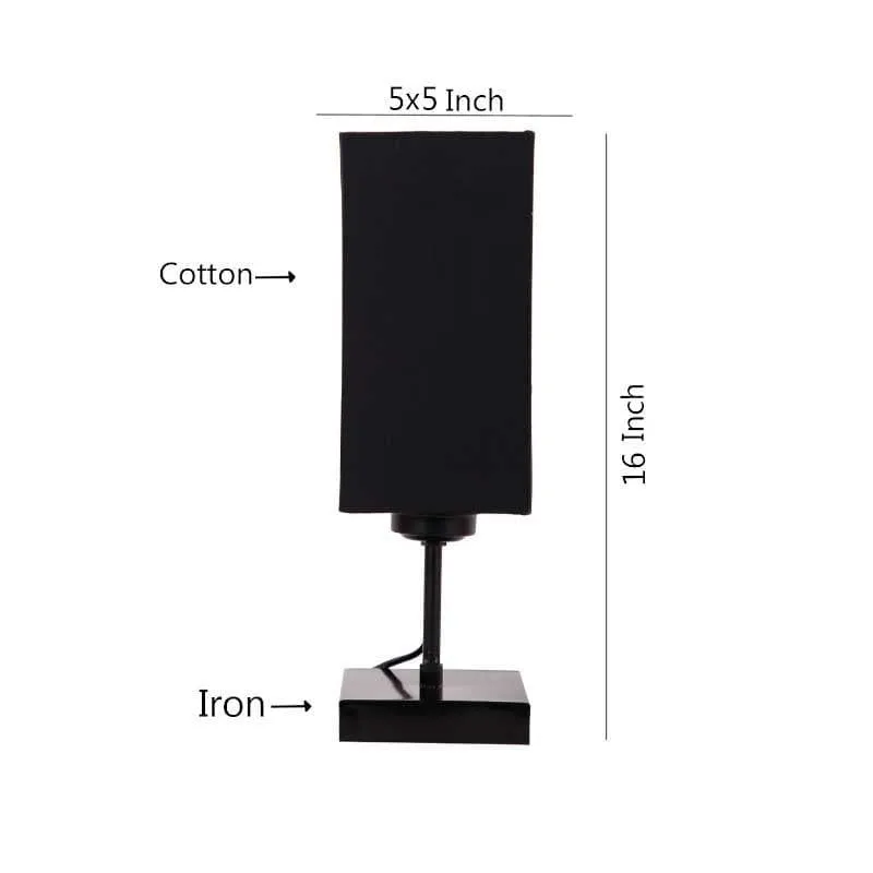 Shaamein Fabric Table Lamp - Black media 6