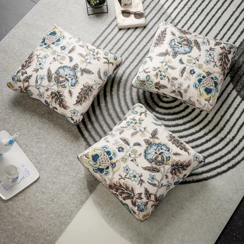 Wild Petal Cotton Cushion Covers - Set Of Three media 4