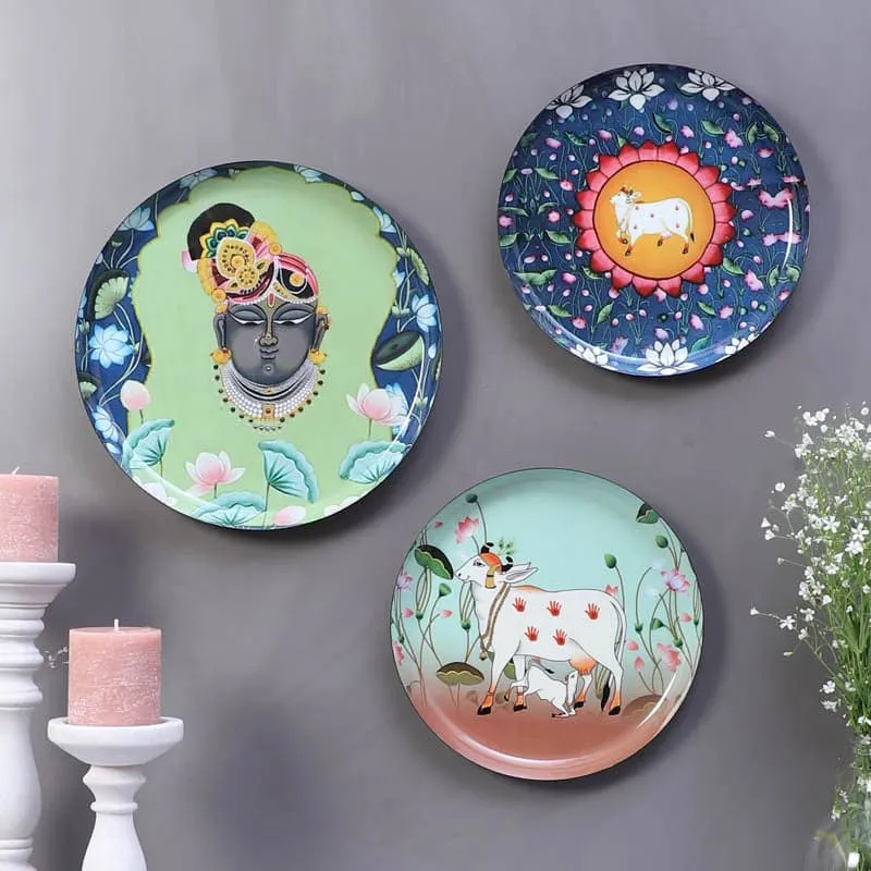Holy Halo Wall Plate - Set Of Three media 1