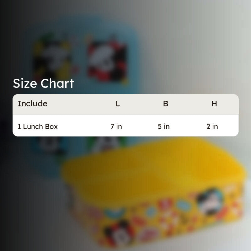 Mickey Clubhouse Lunch Box With Compartments - 390 ML media 6