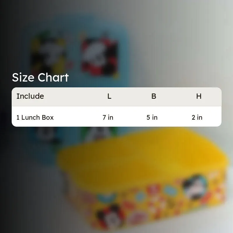 Mickey Clubhouse Lunch Box With Compartments - 390 ML media 6