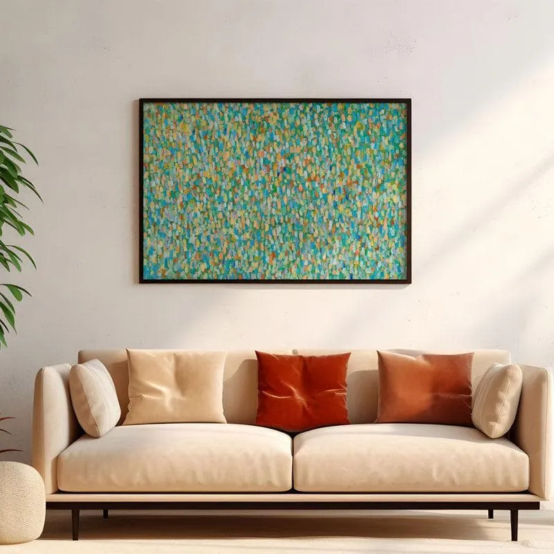 Colours Of A Song Canvas Wall Painting - Black Frame media 4