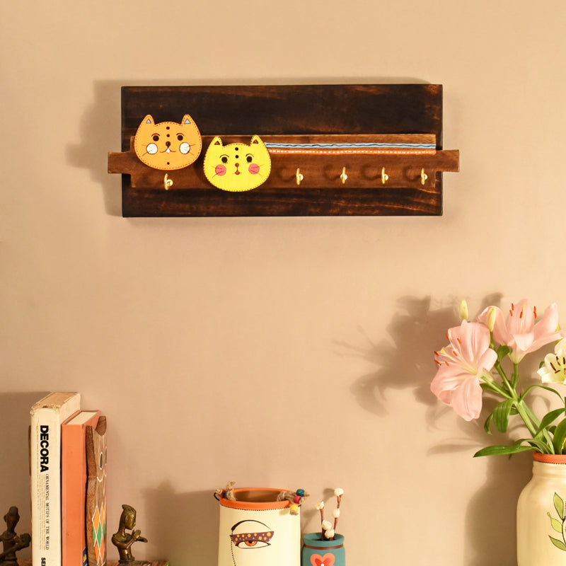 Meow Duo Key Hanger