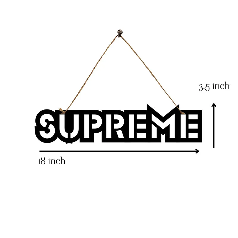 Supreme Mild Steel Wall Accent media 5