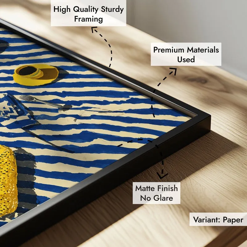 Bistrova Canvas Wall Painting With Black Frame media 6