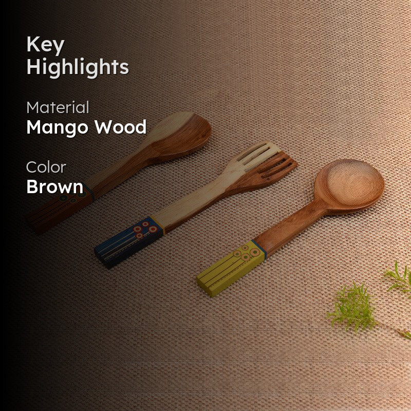 Nura Handcrafted Cutlery - Set of Three media 2