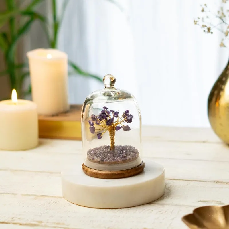 Amethyst Leaves Showpiece media 6
