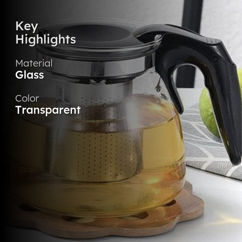 Ignis Glass Tea Pot with Infuser - 1 L media 2