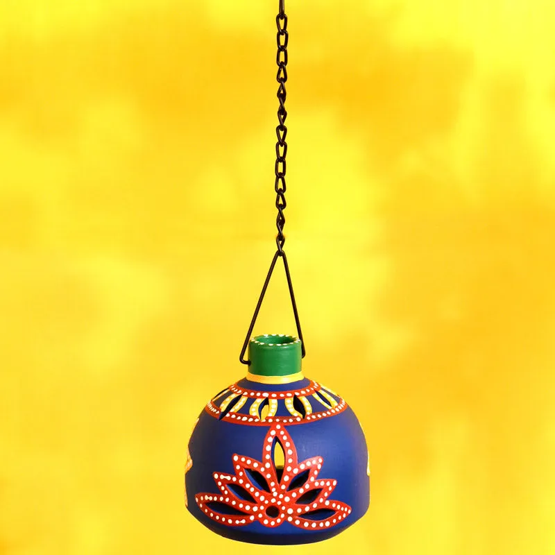 Shumaila Handpainted Tealight Candle Holder media 1