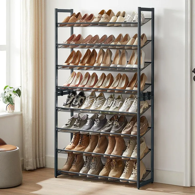 Practical Metal Shoe Rack - Black media 3