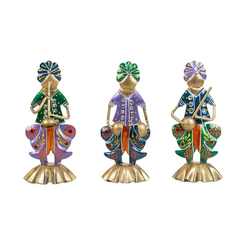Decorative Folk Art Showpiece - Set Of Three media 3