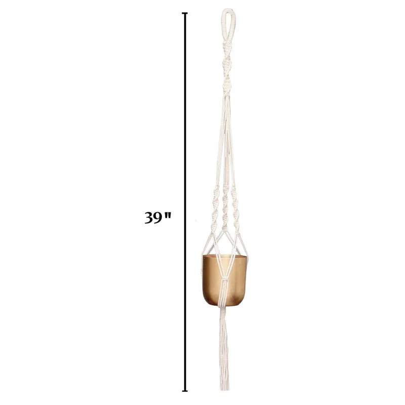 Maala Macrame Planter - Set Of Three media 3