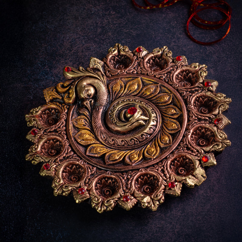 Mayurajyoti Terracotta Diya media 4
