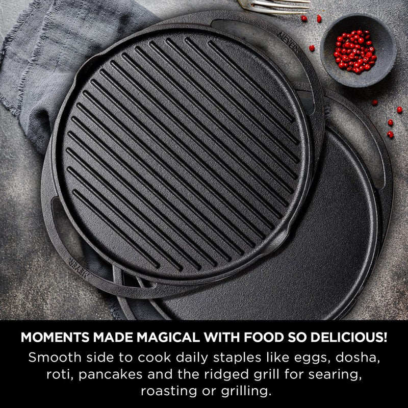 Meyer Double Handle Cast Iron Grill Pan media 6