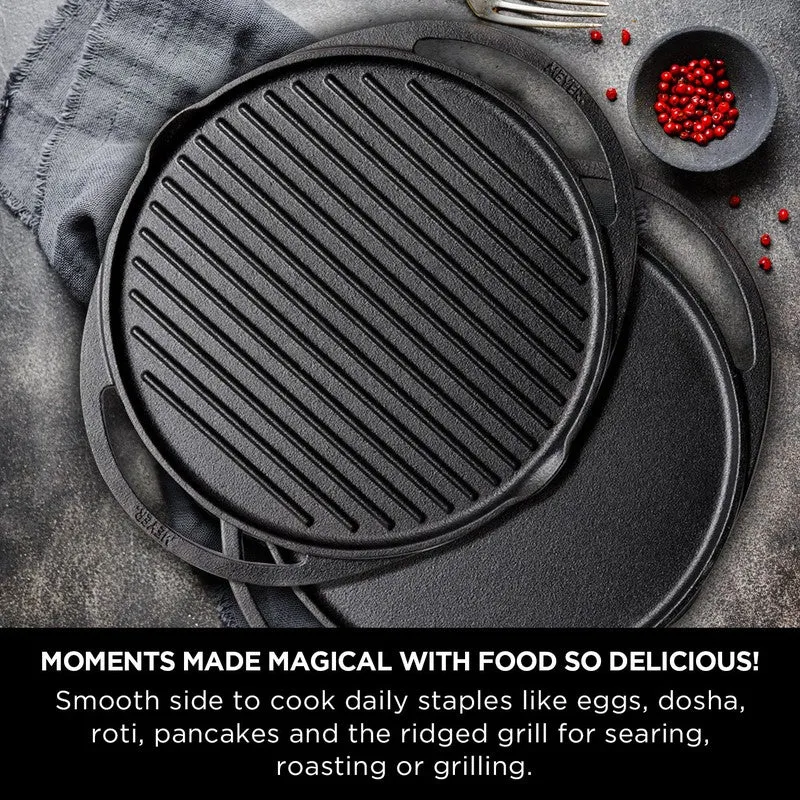 Meyer Double Handle Cast Iron Grill Pan media 6