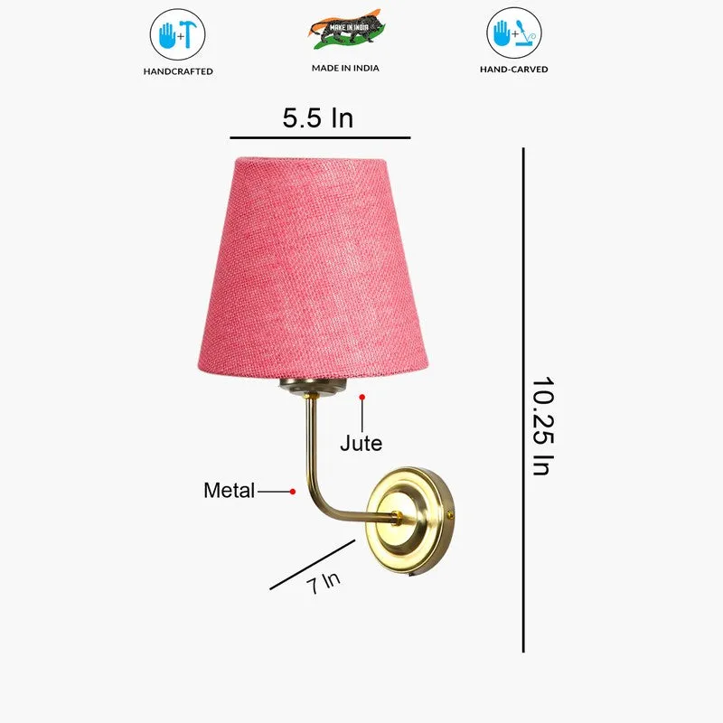Lumoire Cone Metal Wall Lamp - Pink media 8