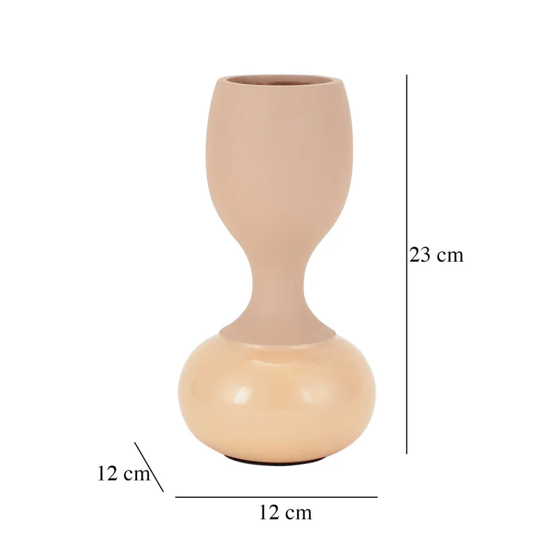 Blaise Enamel Vase - Peach media 4