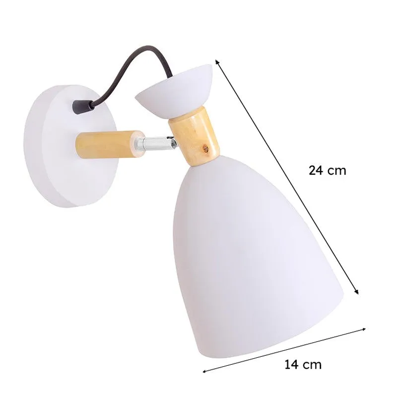 Frisson Metal & Wood Wall Lamp media 8