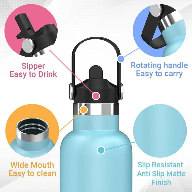 Rioware Flowra Water Bottle (Blue & Black) - 1000 ML media 6