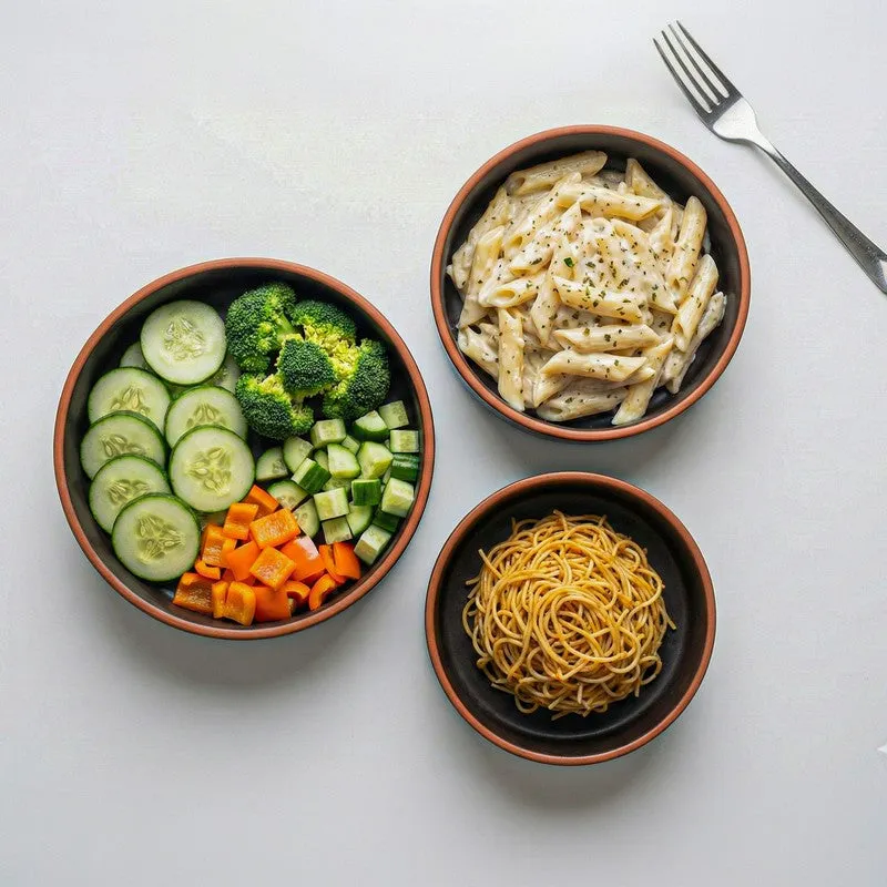 Salvo Ceramic Salad Bowl (700 mL,500 mL,350 mL) - Set Of Three media 5