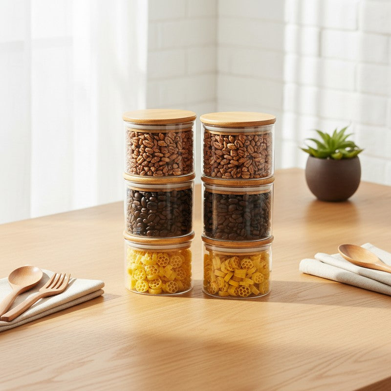 Stash Glass Jar (300 mL Each) - Set Of Six media 3