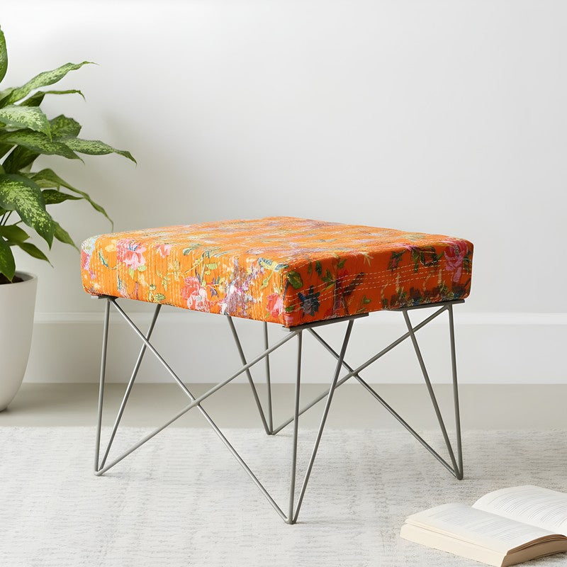Havex Sheesham Wooden Bench - Orange
