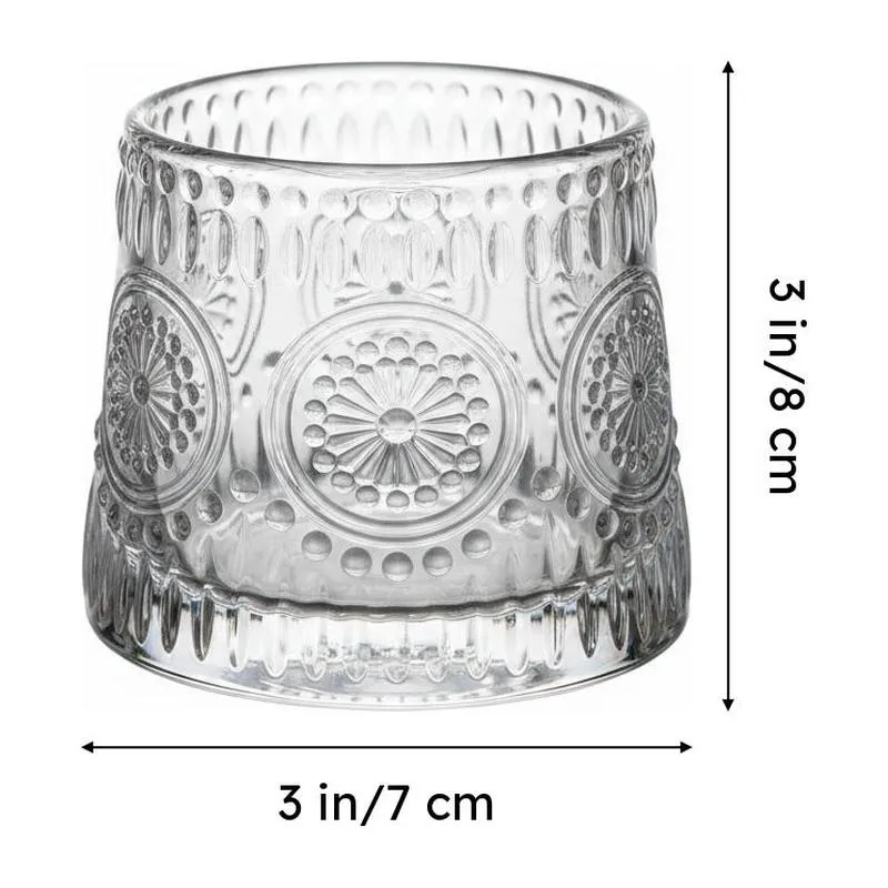 Floral Vogue Glass (180 ml) - Set Of Four media 6