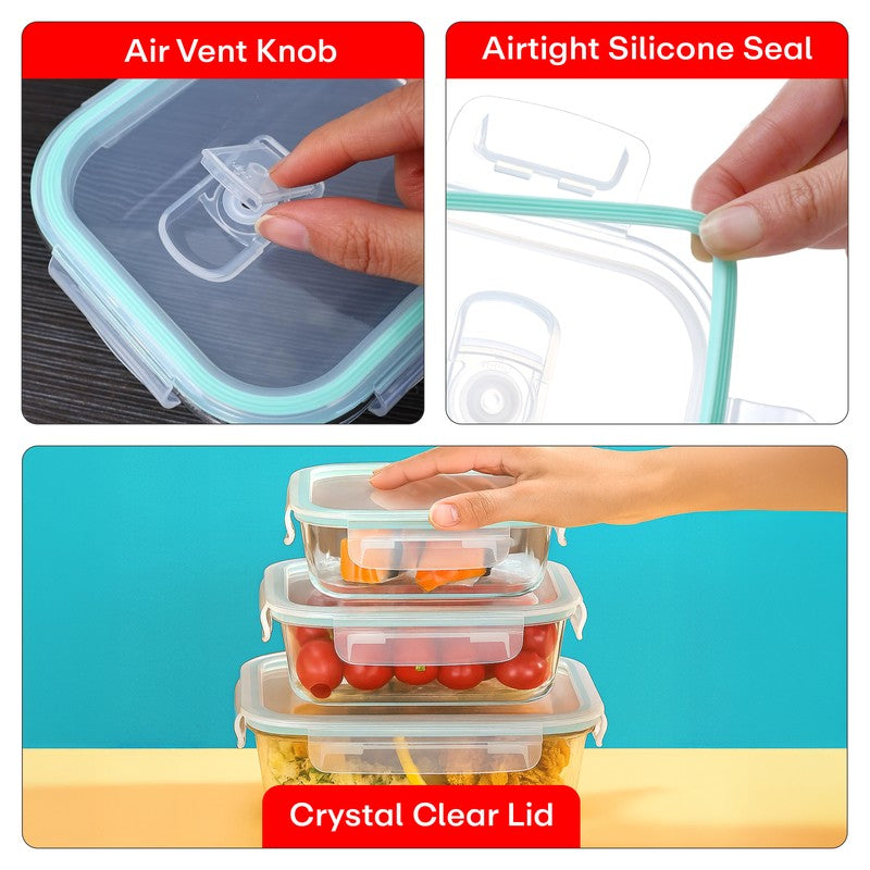 Rioware MealCircle Stackable Tiffins Box (1050 mL,700 mL,410 mL) - Set Of Three media 6