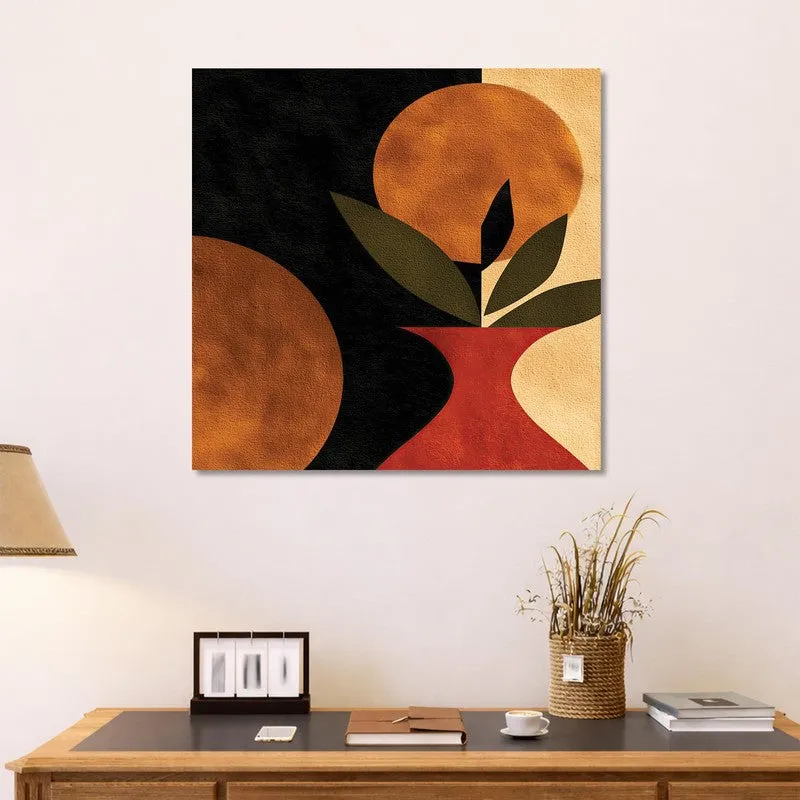 Earthn Leaf Canvas Wall Art media 3