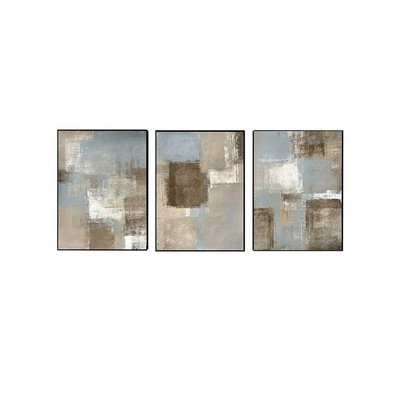 Block Shade Wall Painting - Set Of Three media 3