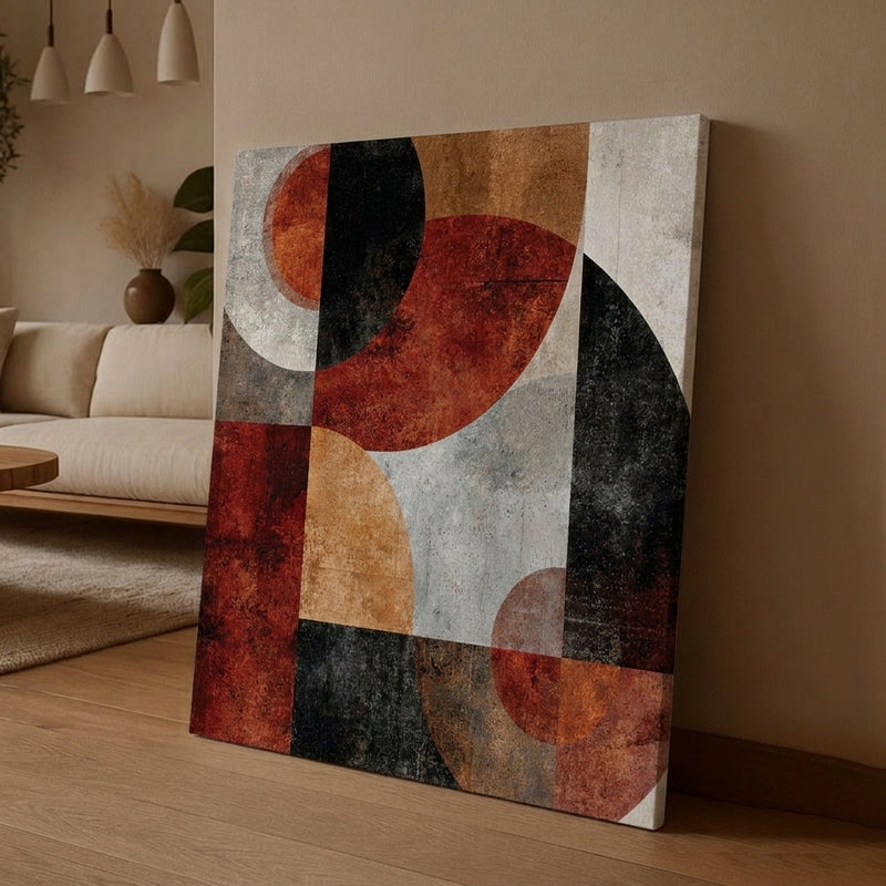 GeoAbstra Canvas Wall Art