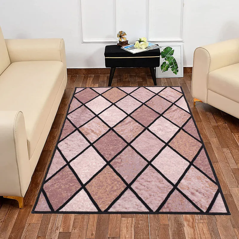 Earthy Diamond Anti-Skid Carpet media 3