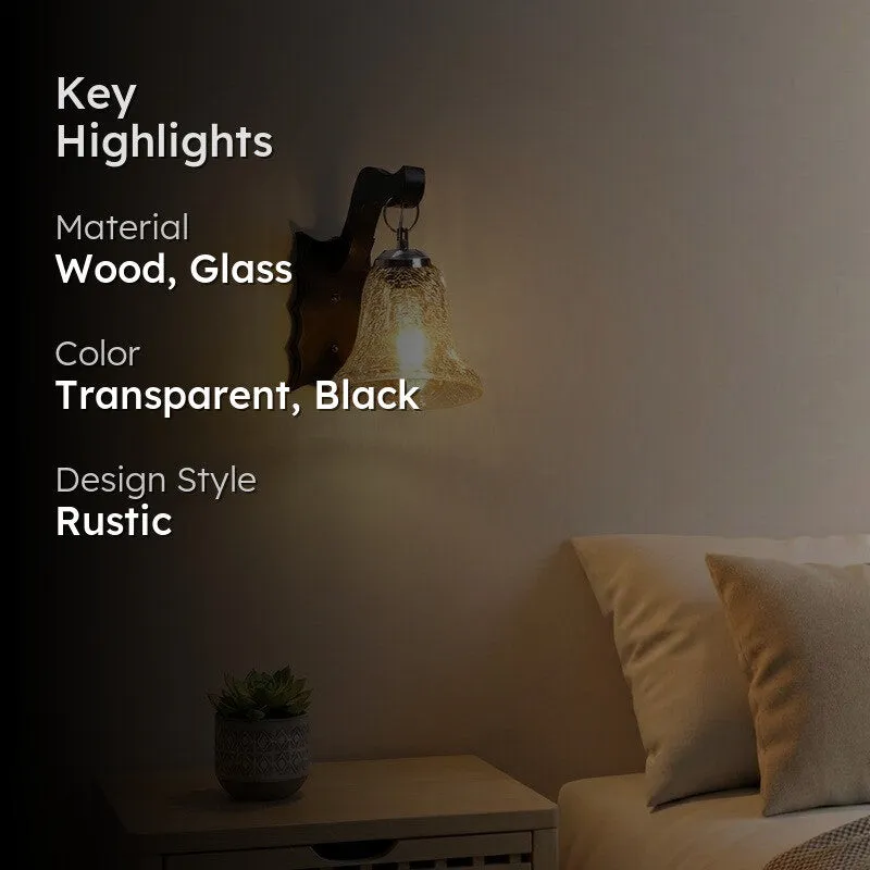 Lumi Crystal Arched Glass Wall Lamp media 2