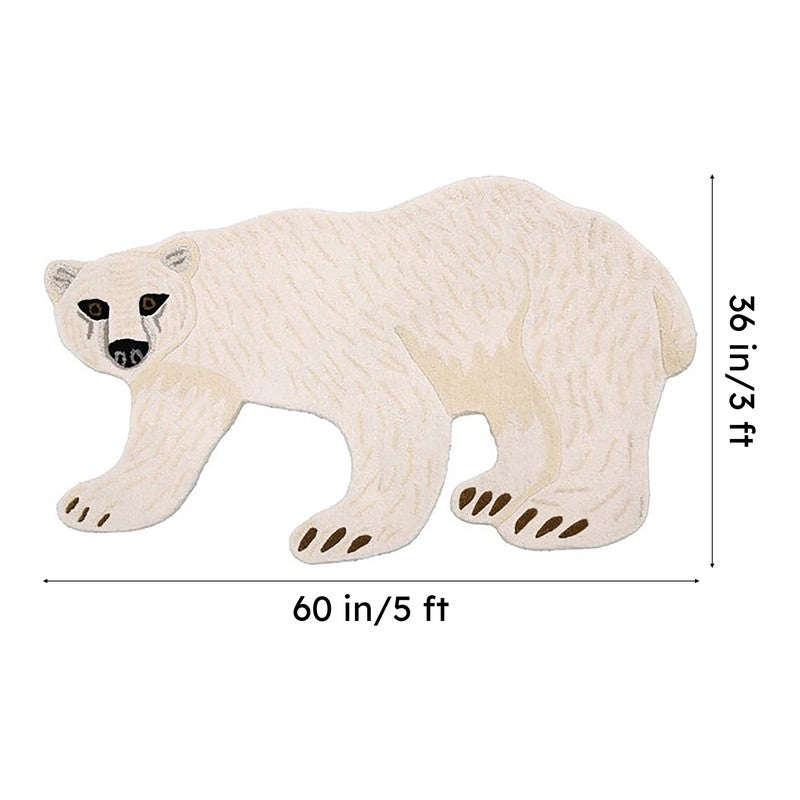 Snow Bear Cotton Carpet media 8