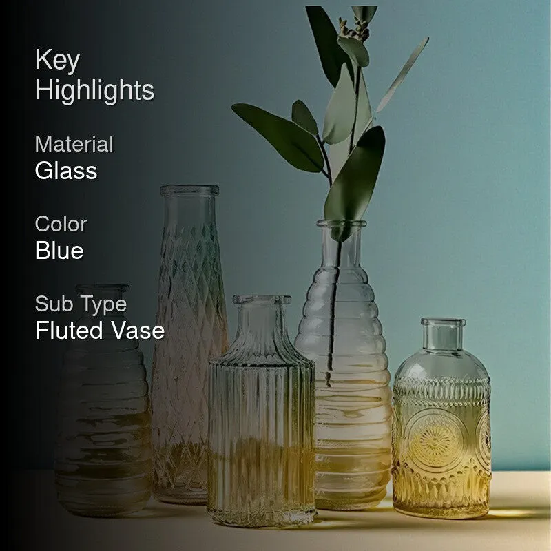 Glissera Glass Vase - Set Of Five media 2