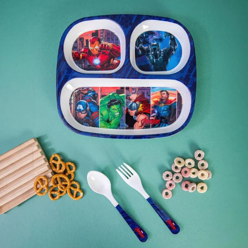 Servewell Avenger Power Kids Dining Set - Five Piece Set media 1