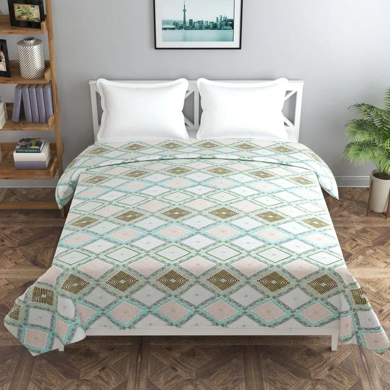 Geometry of Calm Cotton Duvet Cover - 210 TC media 3