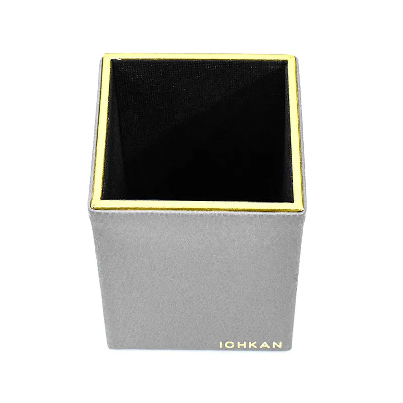Tisquo Faux Leather Pen Stand - Grey media 5