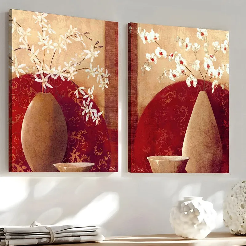 Earthy Floral Accents Wall Art - Set Of Two media 3