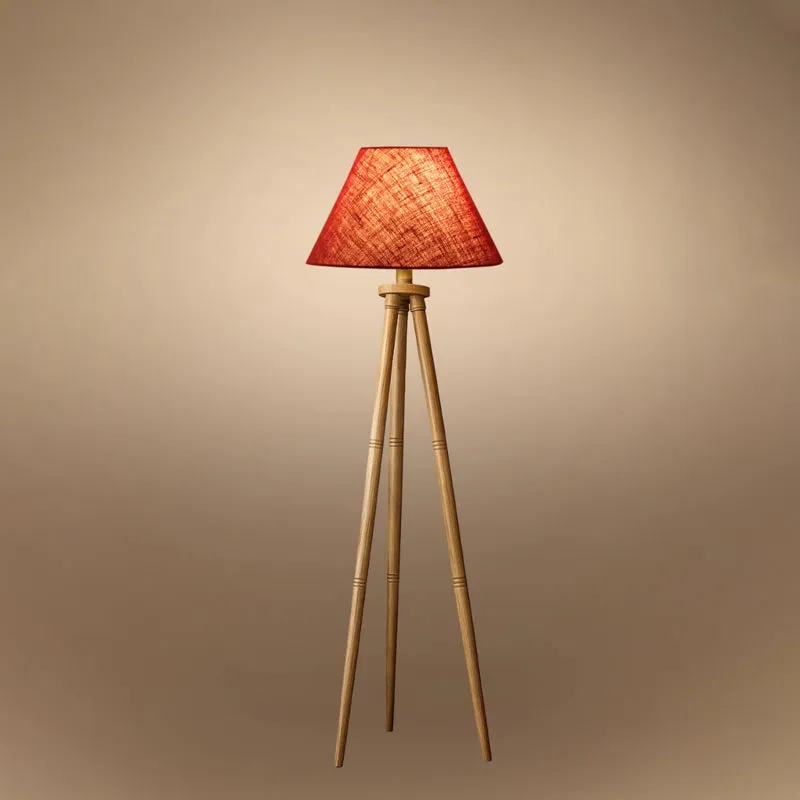 Sienna II Tripod Floor Lamp - Maroon media 5