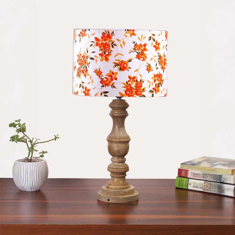 Fleur Wooden Table Lamp - Multicolor media 3