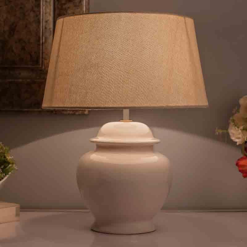 Vienna Ceramic Table Lamp - White media 3
