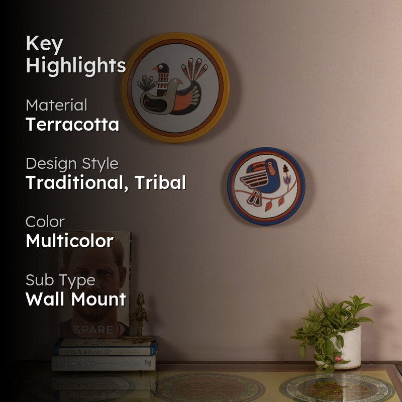 Chidiya Chore Wall Accent - Set Of Two media 2