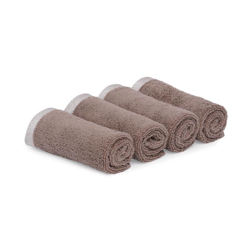 Hue Haven Face Towel (Beige) - Set of Four media 4