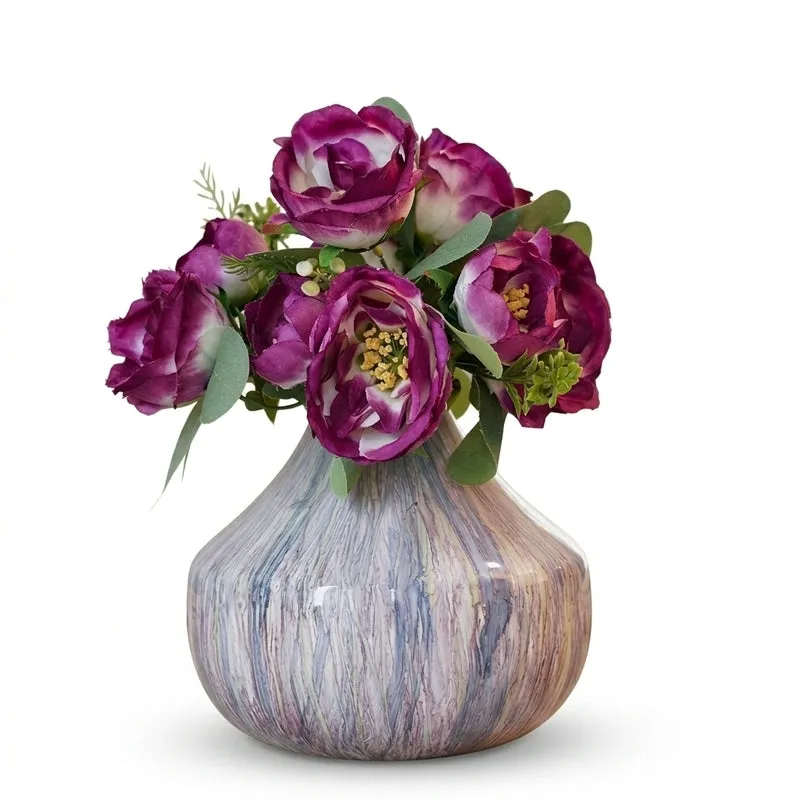 Geloria Short Metal Vase media 5