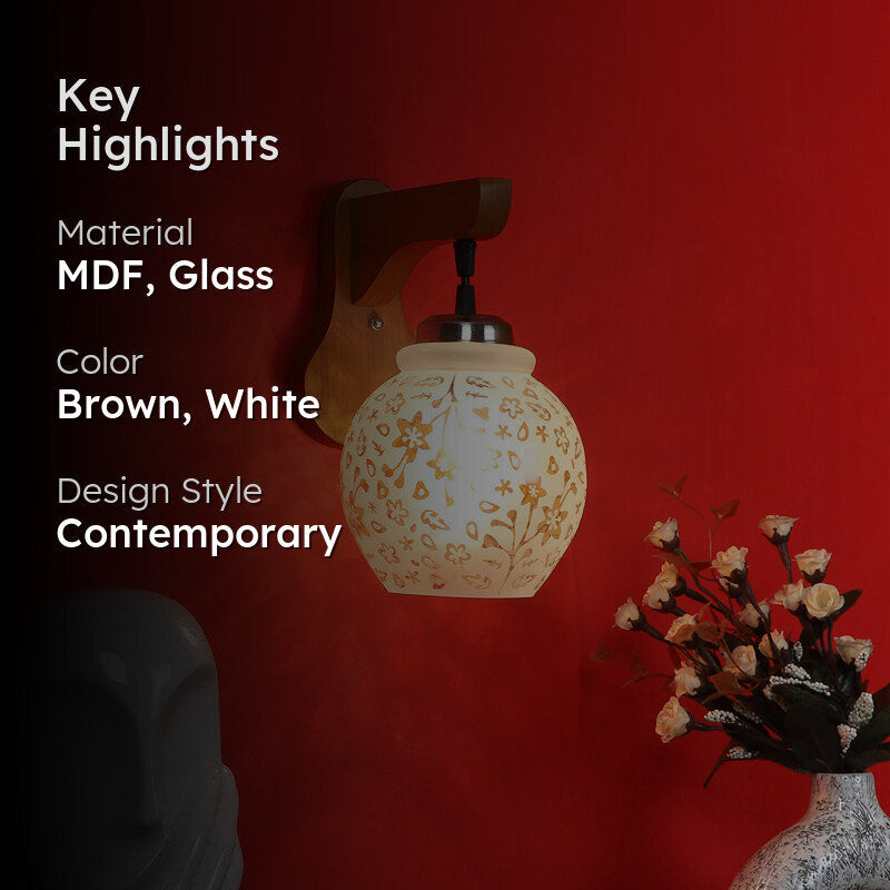 Lhasa II Wall Lamp - Brown media 2