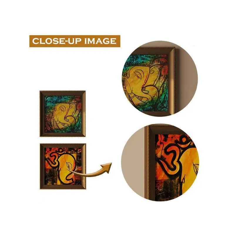 Sumukha Art Painting - Set Of Two media 7