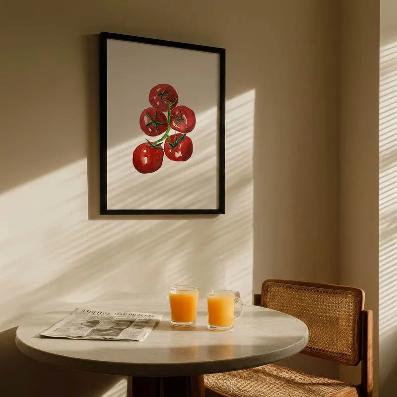 GlidedTomatino Archival Canvas Wall Art - Black media 5